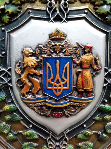 Барельєф з українською символікою герб України настінне панно з гербом України 64990999 фото