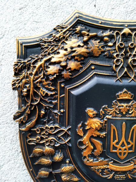 Панно Великий Герб України настінне патріотичне панно герб України 65417042 фото